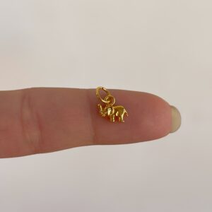 Mini elefante dorado S.