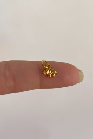 Mini elefante dorado S.