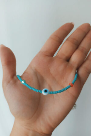 Collar ojito turquesa