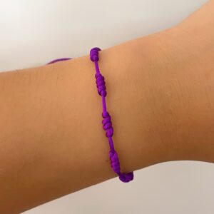 7 nudos hilo violeta