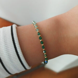 Light blue green gold