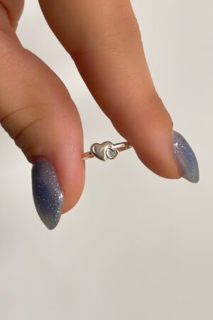 Anillo Nena Doble heart