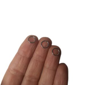 Argollas Acero Quirurgico X10