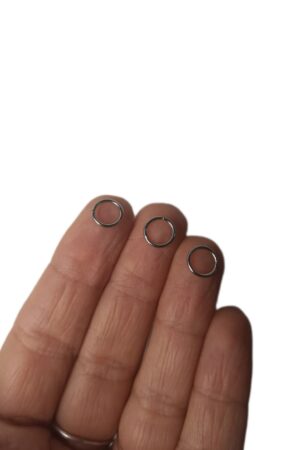 Argollas Acero Quirurgico X10