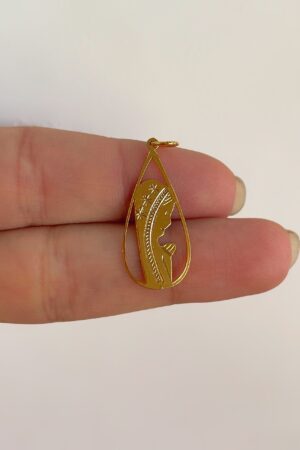 Virgen niña dorada S.