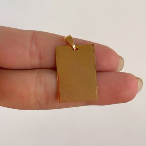 Chapa para grabar Med. S.