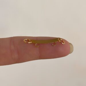 Percha 2 dorada S.