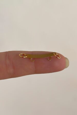 Percha 2 dorada S.